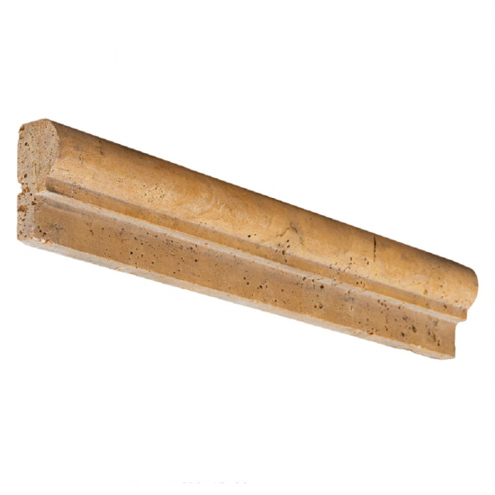 Corniche en Travertin Jaune Golden