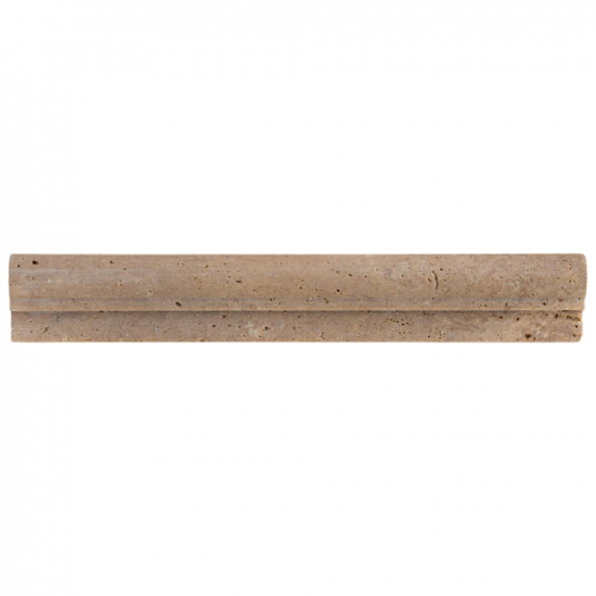 Corniche en Travertin Noisette Walnut