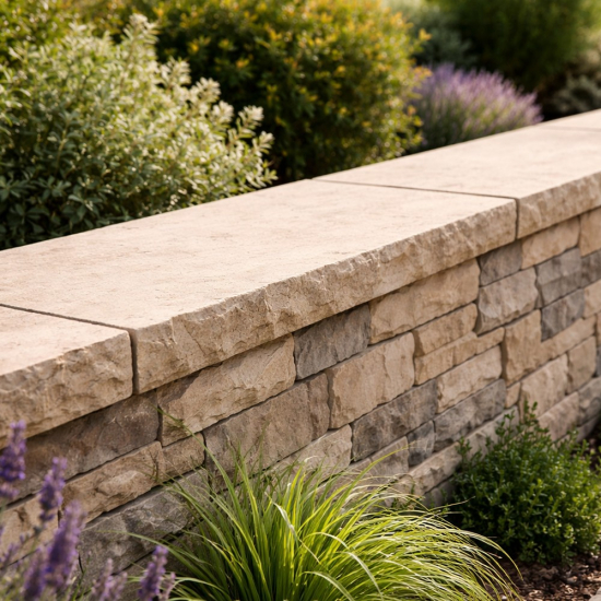 Couvertine en Travertin Impéria ép.6 cm