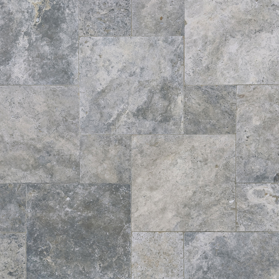 Dallage en travertin Silver ép.1.2 cm