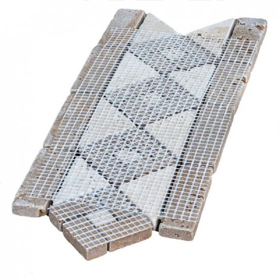 Frise murale spirale Noisette