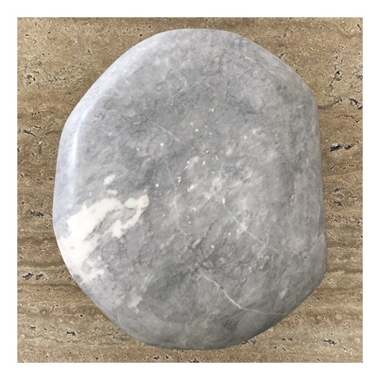 Galets de décoration en marbre Tundra grey