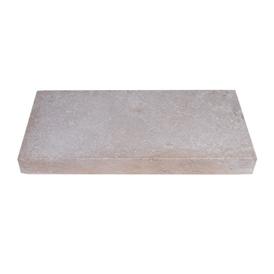 Margelle Atlas beige Bord droit vieillie
