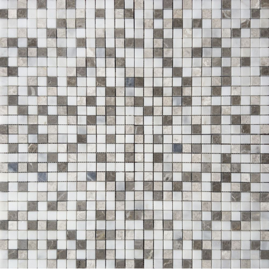 Mosaïque en marbre 3 couleurs