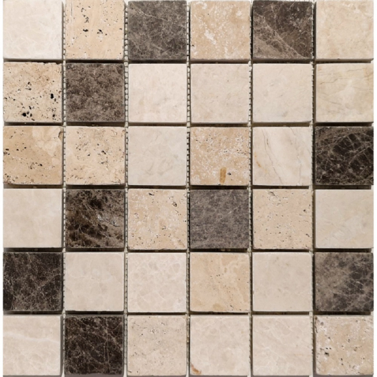 Mosaique marbre mix nuance