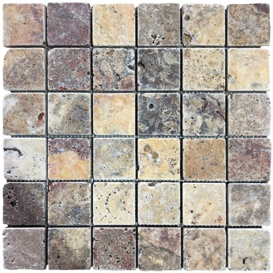 Mosaique travertin SCABAS