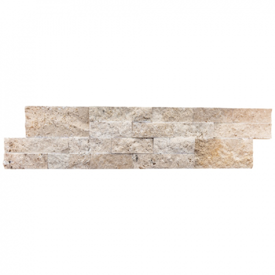 Parement travertin mix 15.2x61x2.2 cm