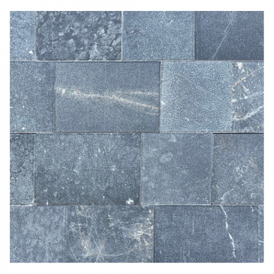 Pavé en marbre Black sablé brossé
