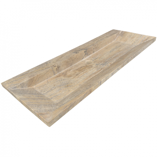 Plan vasque Provence travertin Scabas