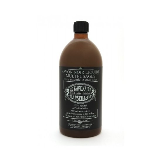 Savon noir de Marseille Eucalyptus 1L