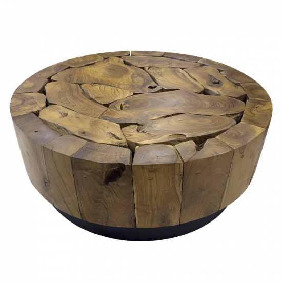 Table basse en teck massif