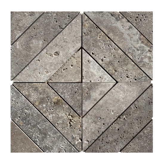 Travertin Parquet Adoucie 15 x 15 ép.1 cm