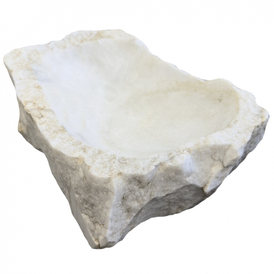 Vide poche en marbre blanc n°5